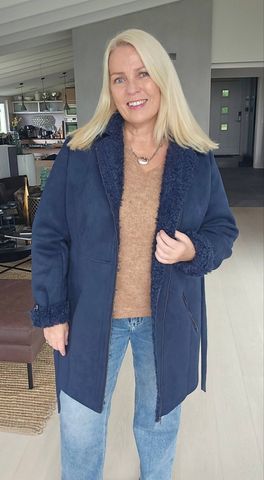 Hovedbilde Sienna Coat – By Sorthe - navy blue - ...