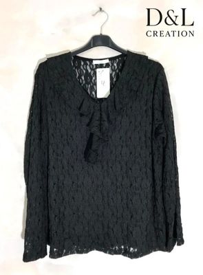 Hovedbilde ENYA LACE BLOUSE ( bsq6519 ) - black 