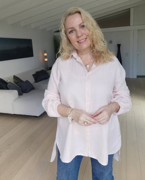 SELMA TT SHIRT - PEACH BLUSH- kun large