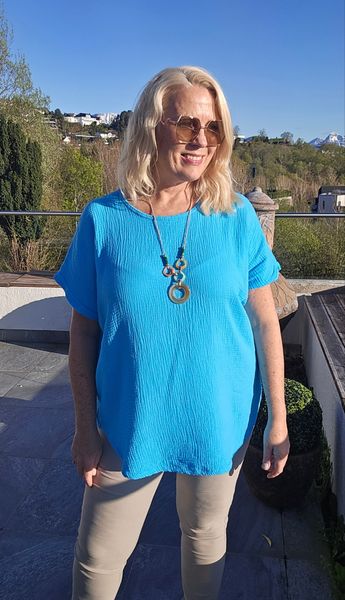 AMALIA TOP ( 9868 ) - turquoise 