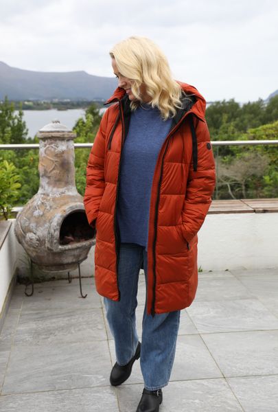 SPORTY DUNJAKKE -( Normann 8523 ) - cinnamon - kun 34, 36, 40, 