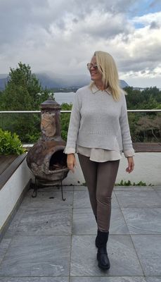 Hovedbilde ENIE LEGGINGS (51471)- ROBELL - imitert skinn - ...