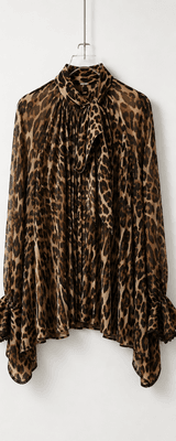 Hovedbilde Florine Blouse (6810) Leopard - ca 25. august ...