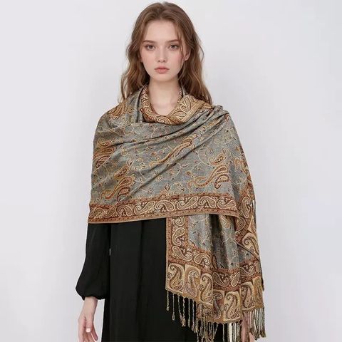 Hovedbilde Indira Scarf (F60-E) - Salvie Grey