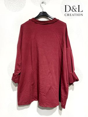 Hovedbilde AMORE LOUNGE TOP - burgundy