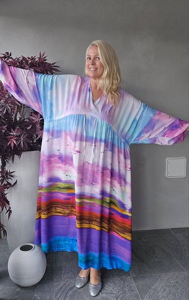 Aquarelle Dress ( ael001-611 ) - violet