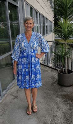 Hovedbilde GABRIELLA SHORT DRESS - capri blue - levering ...