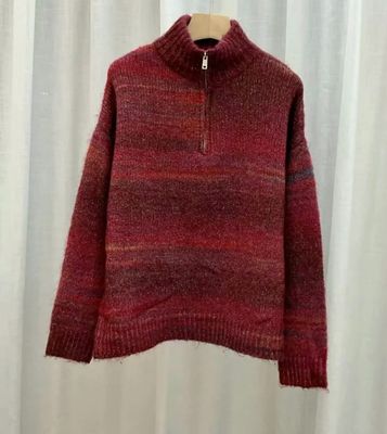 Hovedbilde VILDA ZIP KNIT (RM6002) ONE SIZE - Dark Red  - ca ...