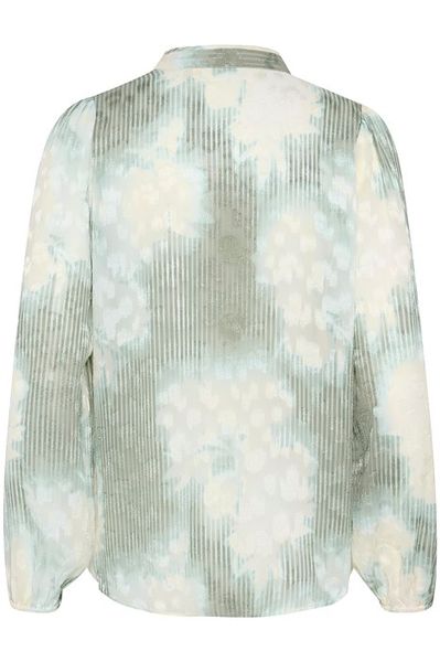 Cielle IW Shirt - Green illuminating florals - green