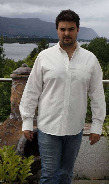 Maddox Shirt – Classic Fit - offwhite - KAMPANJEPRIS  (levering 10 sept )