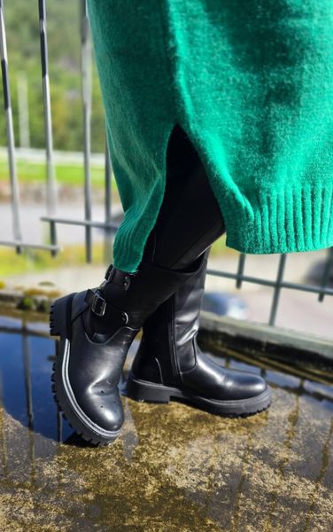  KIRA BOOTS (CH917) - Black- KUN 37,38, 40