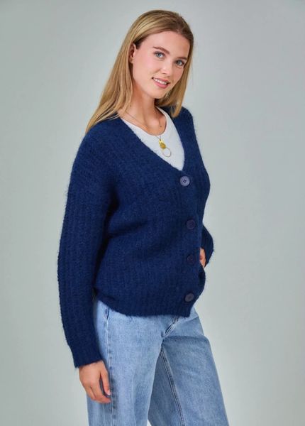 TUSCAN CARDIGAN (RM5003) ONE SIZE - Blue - ca 25. august levering