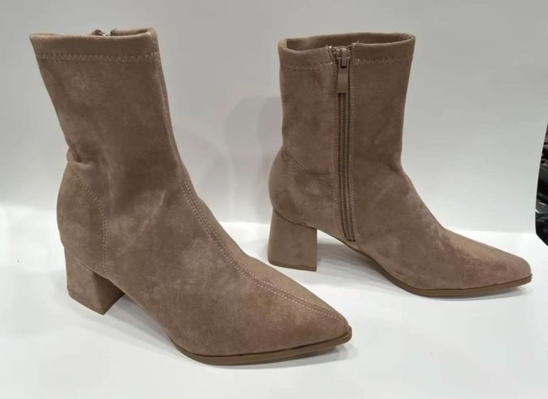 ELIA SUEDE BOOTS (A25788-3) - Khaki ( beige )