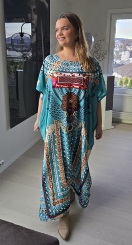 Hovedbilde Santorini Kaftan – Soft Sea Green 