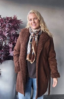 Hovedbilde Sienna Coat – By Sorthe - brown 