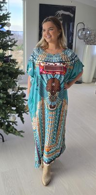 Hovedbilde Santorini Kaftan – Soft Sea Green 