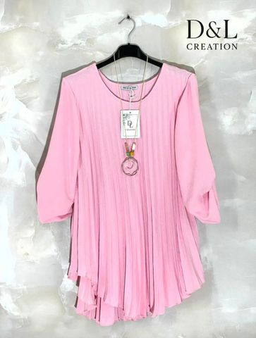 Hovedbilde Rosalie Pleat Blouse ( sh25662) - pink