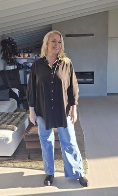 Hovedbilde LINA CORD SHIRT - chocolat