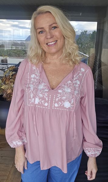 ROSEA BLOUSE - old rose