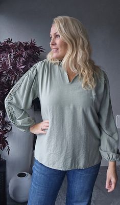 Hovedbilde FABIENNE BLOUSE ( hf25308) - kaki green