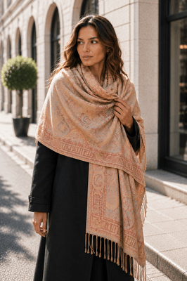 Hovedbilde Indira Scarf (F60-F) - Apricot 
