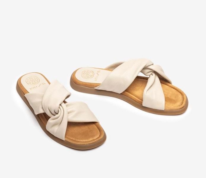 UNISA - CAMBY SANDAL - ivory , kun 37,38,