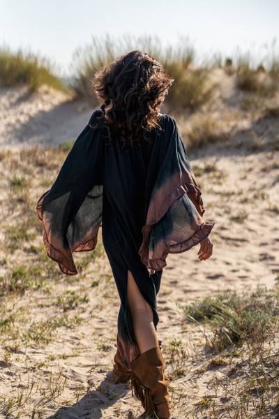 TUNIC MENORCA - navy/camel - TARIFA SOUL - mai levering