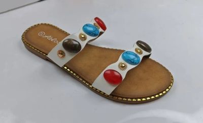 Hovedbilde CASSIA SANDAL (EFL016) – WHITE