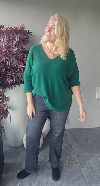 TESSA V-NECK KNIT ( ny8213 ) - green