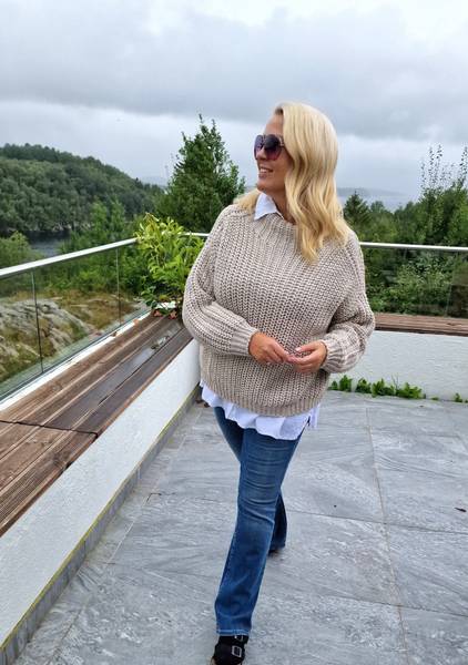ElunaTT Oversize Sweater - nature- kun xs/s