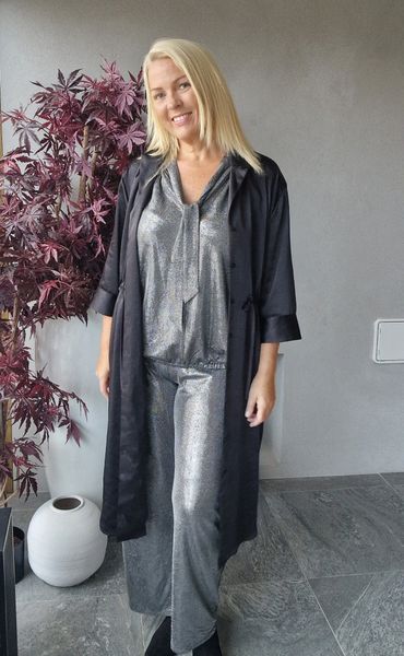 OUI - JANET TOP (90206) - Grey Silver- kun 36,38,40