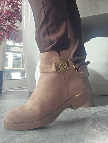 Hovedbilde ZARA BUCKLE BOOTS (AM7572) - Beige/kakhi