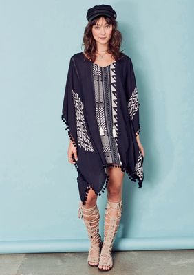 Hovedbilde Paros Short Kaftan - blue