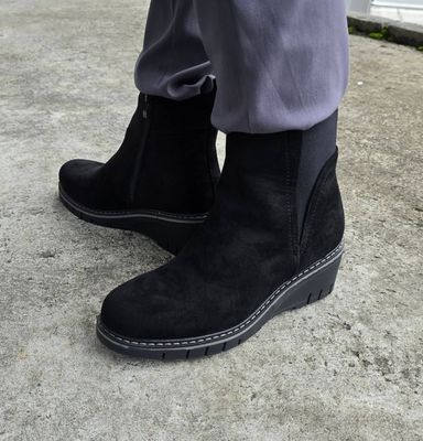 Hovedbilde KAIA SUEDE BOOTS (HL-56) - Black