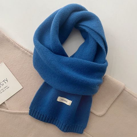 Hovedbilde NELIA WOOL SCARF – 100 % ull - ocean blue