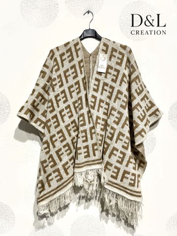Hovedbilde ROXANA PONCHO SCARF ( dl1902 ) - beige