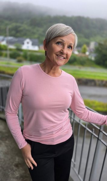 Secret Long Sleeve – Round Neck - soft pink 