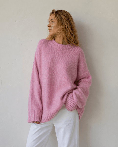 Mauve Knit (RM5027) ONE SIZE - Old Rose - ca 25. august levering