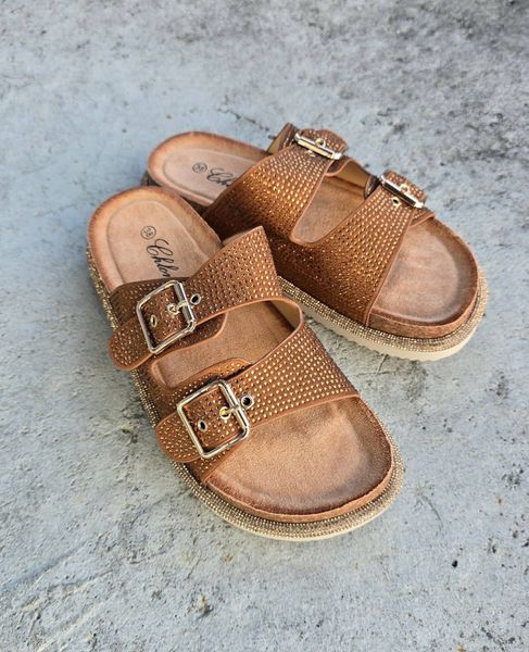 ELVAYA SANDAL - ( H9-01 ) - camel 