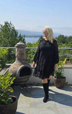 Hovedbilde Thalia Lace Dress short - black - 1 sept.levering