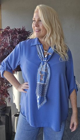 Hovedbilde SCARLA Blouse Set ( 2947 ) - jeans blue