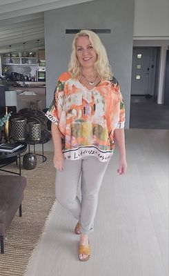 Hovedbilde FIORA BLOUSE&nbsp;(sh26511 )&nbsp;- orange