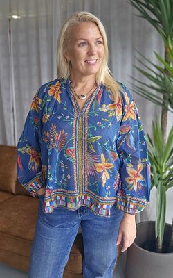 Hovedbilde ART blouse BC (40909)- denim blue 