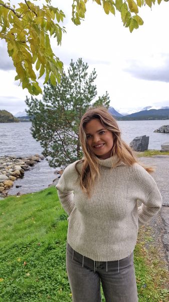 OUI - FRIDA JUMPER (90163) - Beige melange