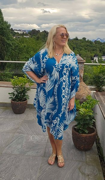 Capri Kaftan – SHORT - Deep Sea Green 