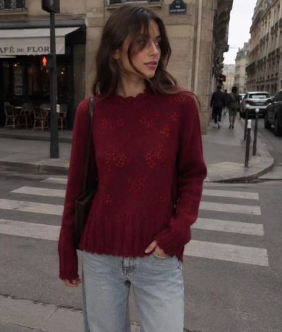 Hovedbilde ELARA KNIT  (3010-2022) - Red ( burgunder ) - ...