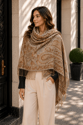 Hovedbilde Nayara Scarf (U01-F) - Blue/ Champagne