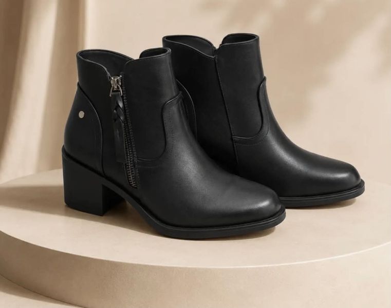 SOFIA ANKLE BOOTS (CH925) - BLACK