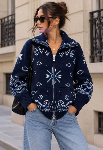 TINDRA CARDIGAN ( lu2530-2006 ) - Navy Blue - levering ca. 16 okt