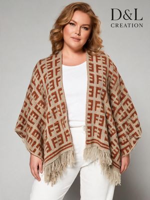 Hovedbilde ROXANA PONCHO SCARF ( dl1902 ) - korall